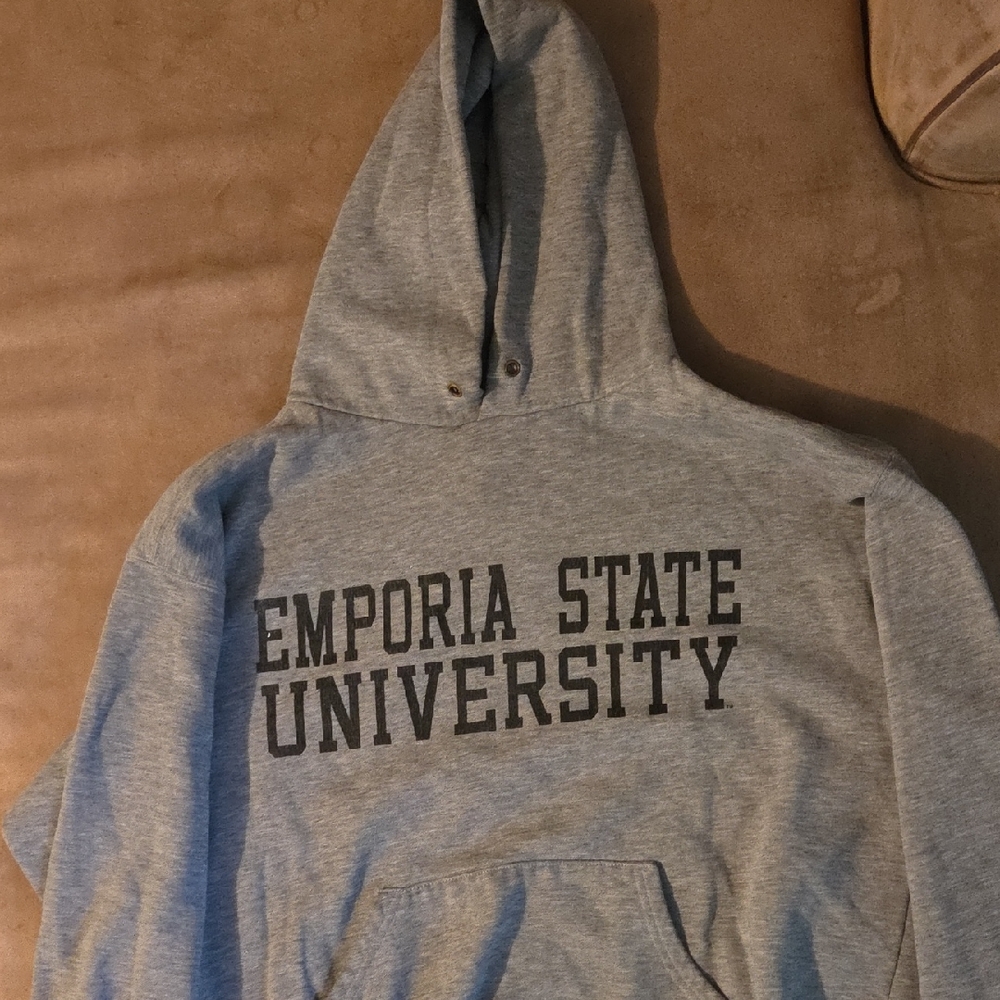 Jansport Gray Emporia State University Hoodie